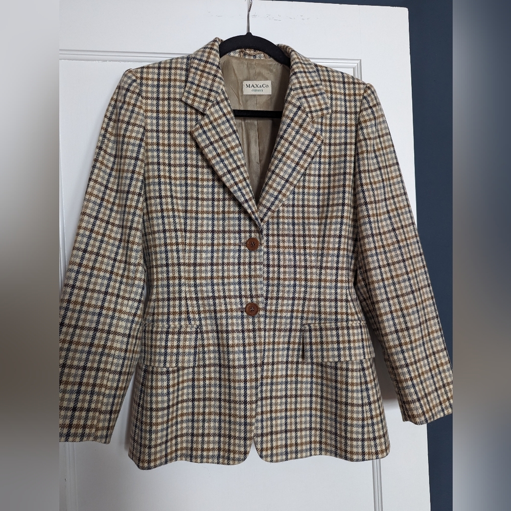 Vintage Max & Co Wool Blazer, Size 6